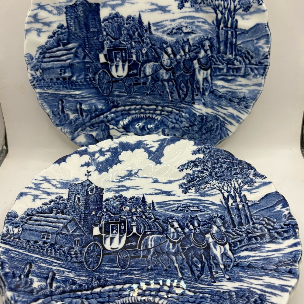 Set of 4 Myott Royal Mail Fine Staffordshire Ware Dessert Plates